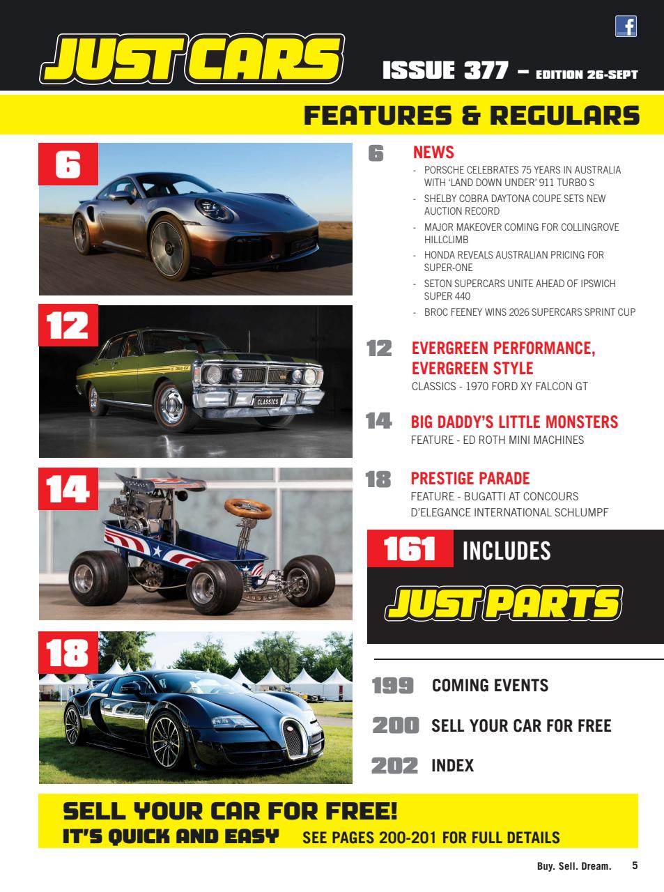 JUST CARS Preview Pages