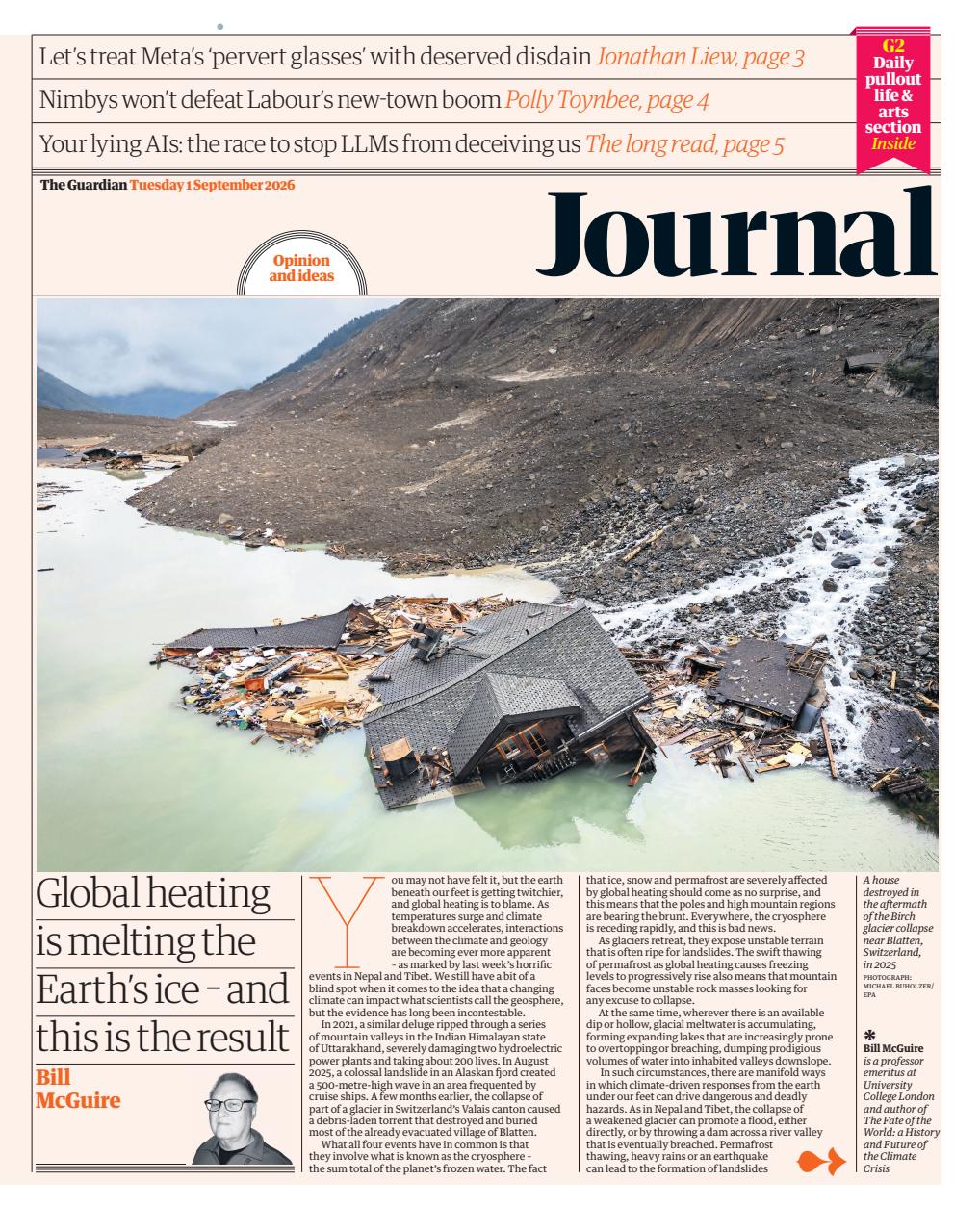 The Guardian Newspaper Preview Pages