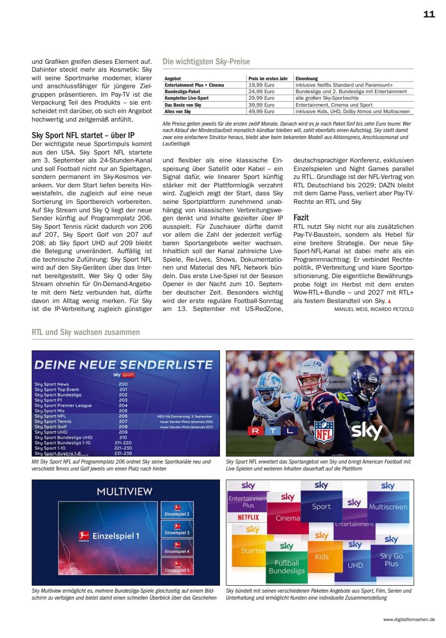 Digital Fernsehen Preview Pages