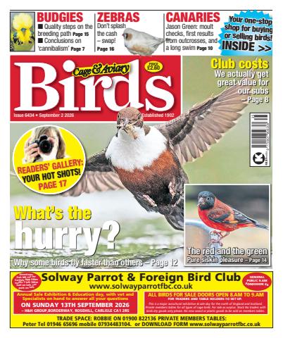 Cage & Aviary Birds issue 2nd September 2026