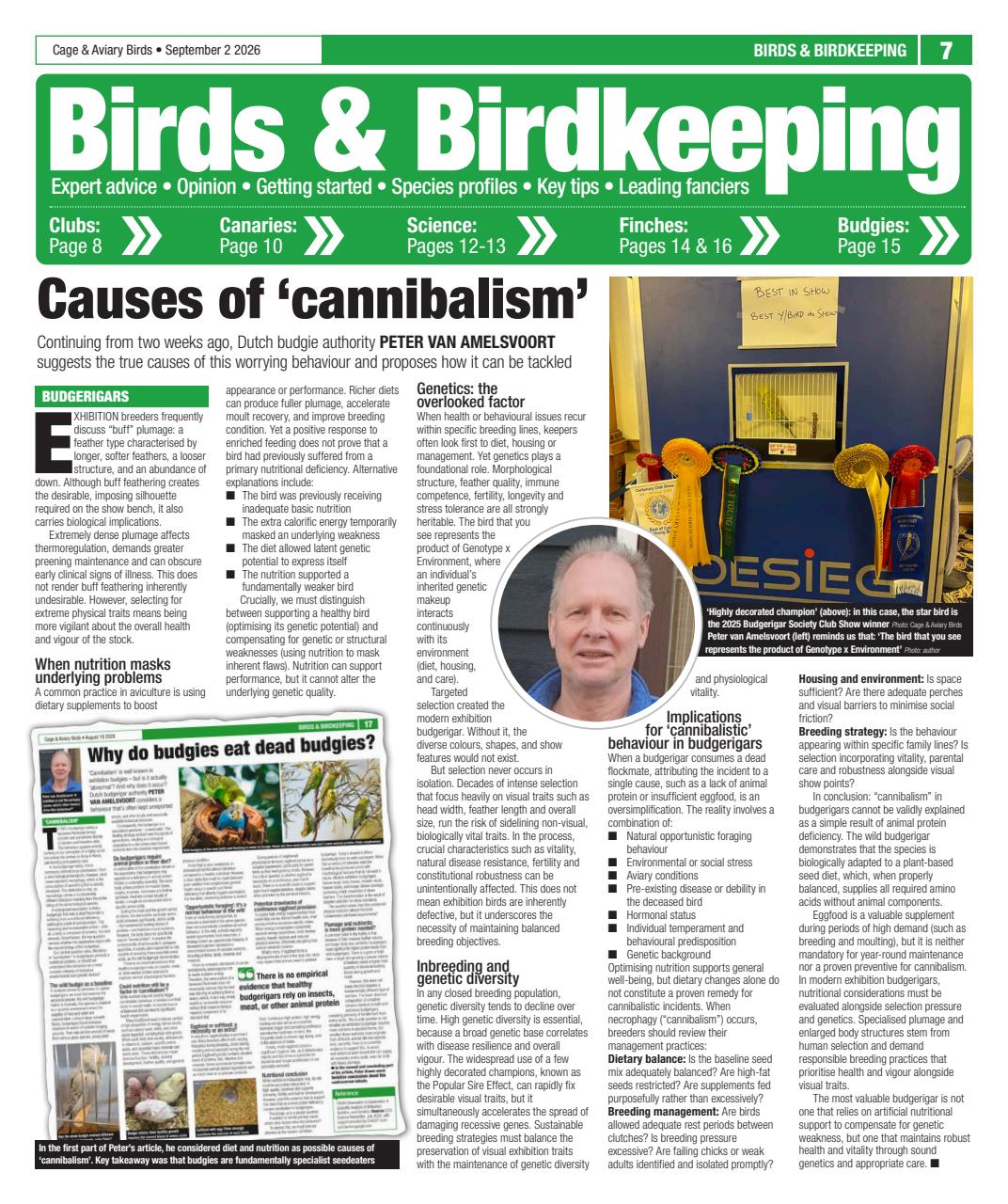 Cage & Aviary Birds Preview Pages