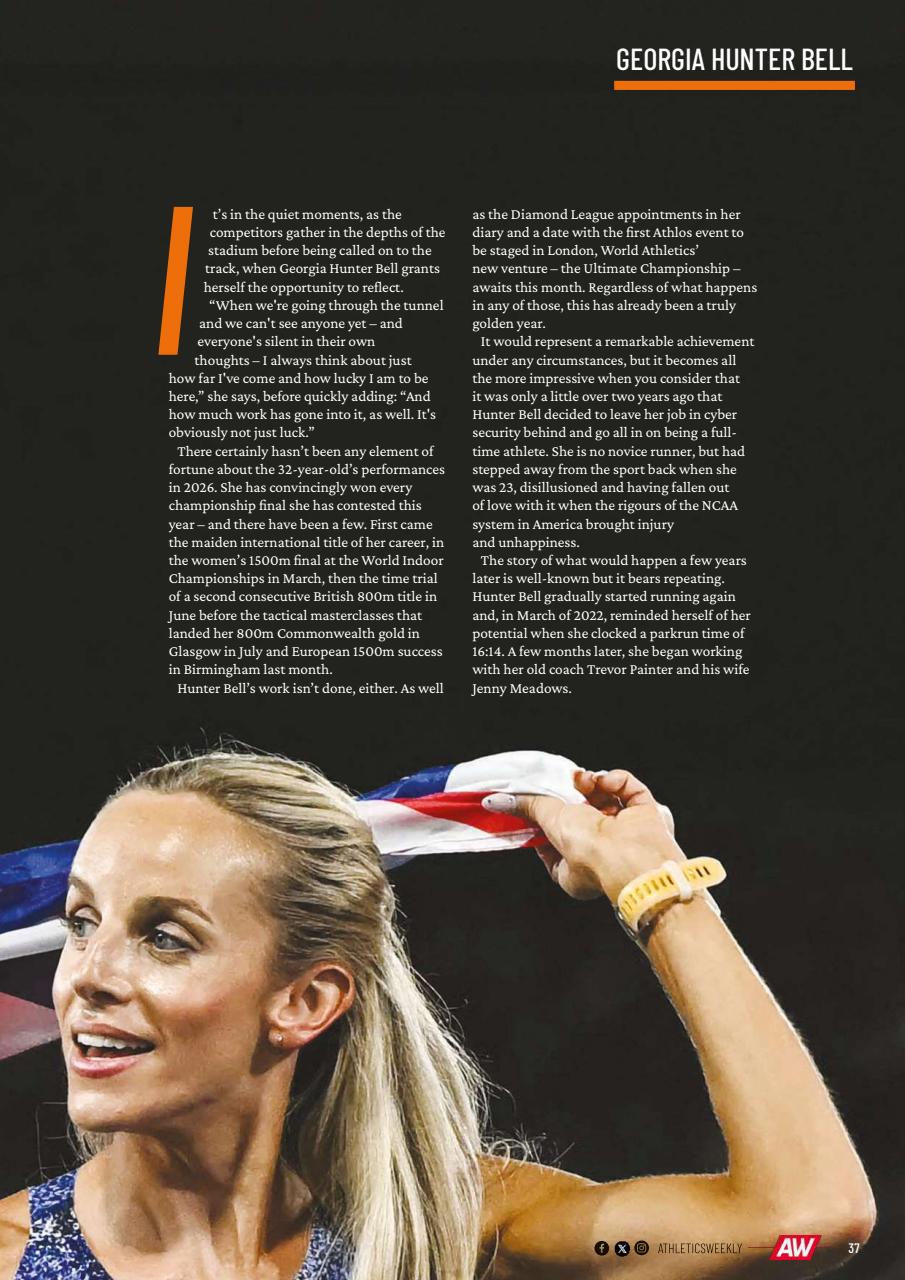 AW – Athletics Weekly Magazine Preview Pages
