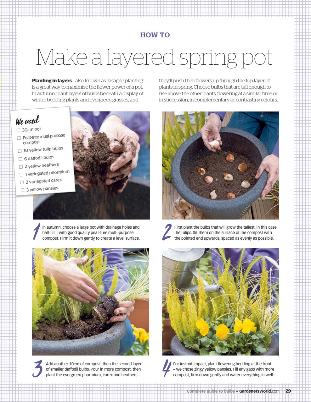 BBC Gardeners’ World Magazine Preview Pages