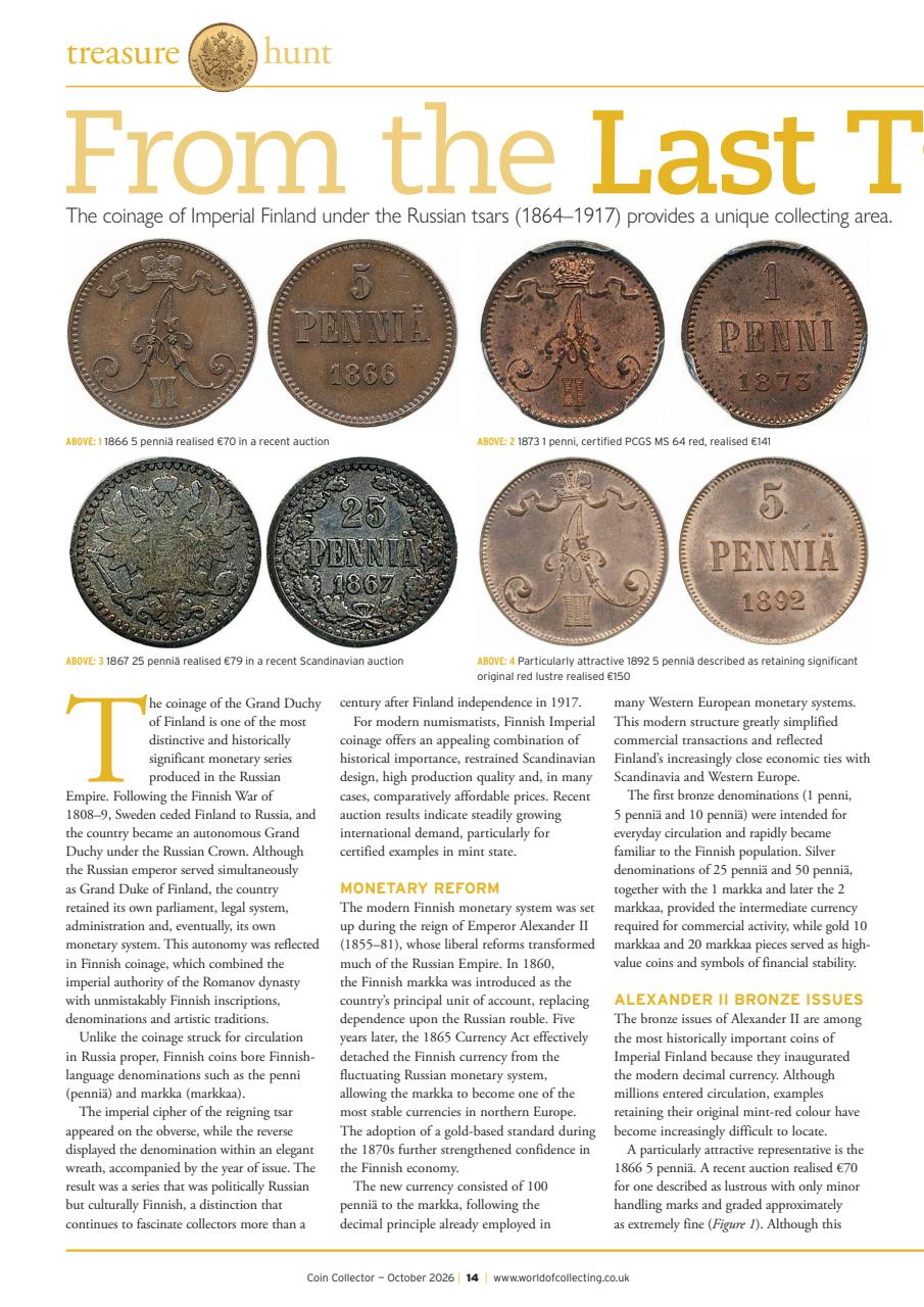 Coin Collector Preview Pages