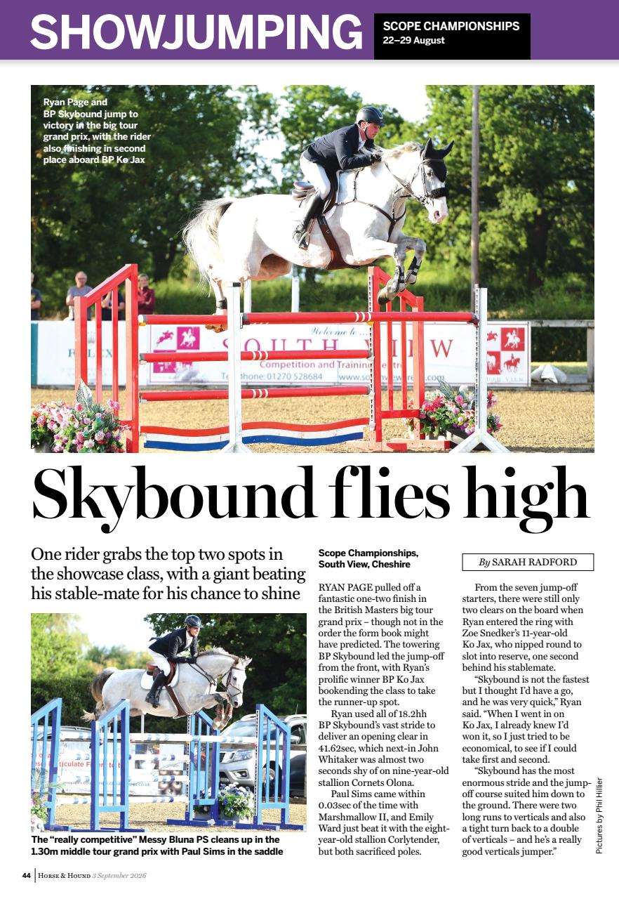 Horse & Hound Preview Pages