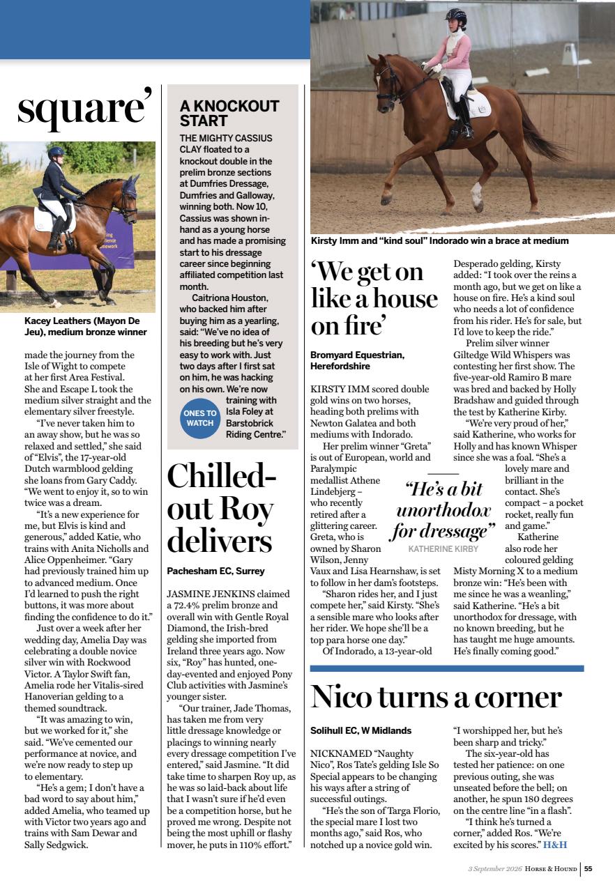 Horse & Hound Preview Pages