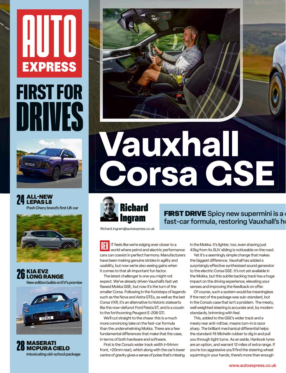 Auto Express Preview Pages