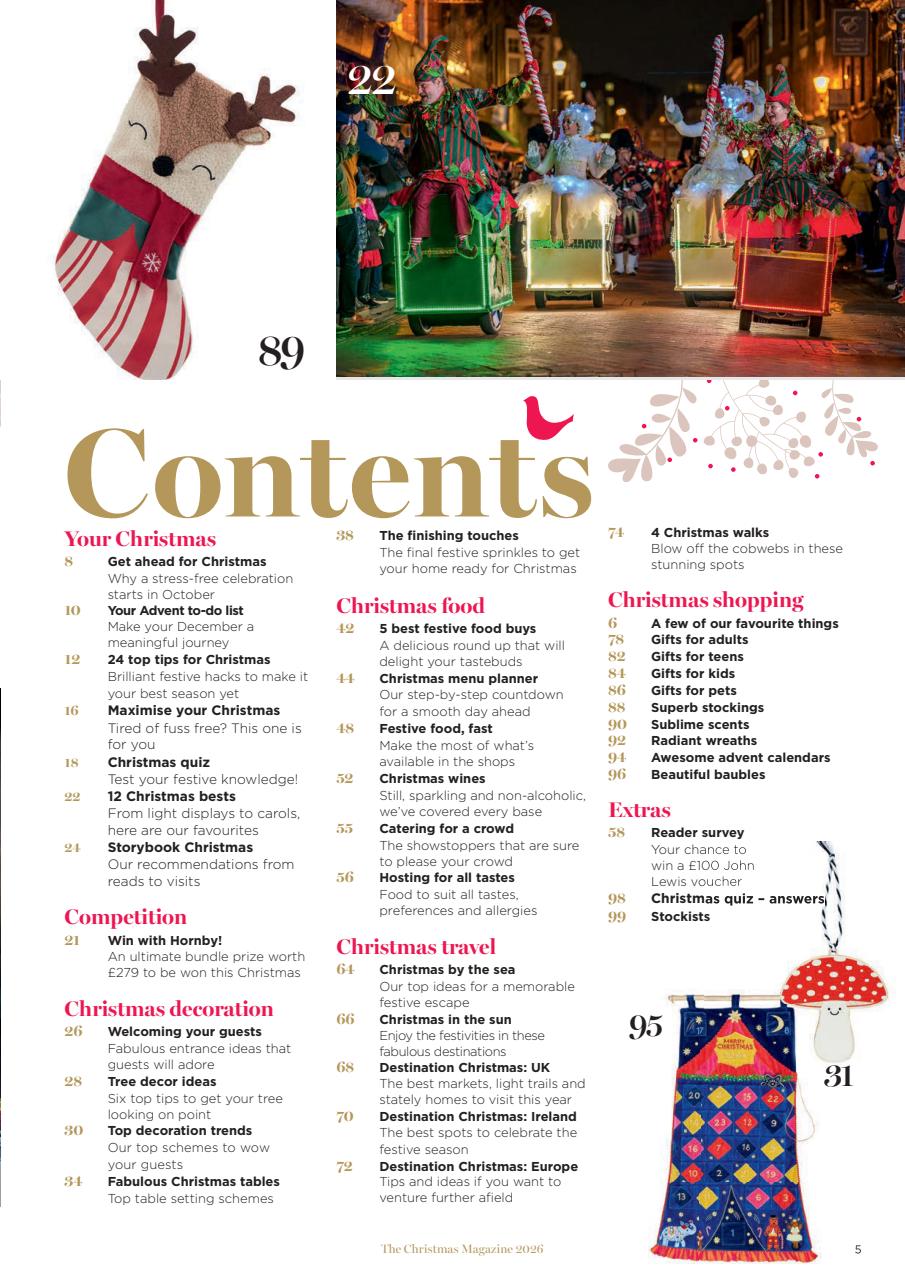 The Christmas Magazine Preview Pages