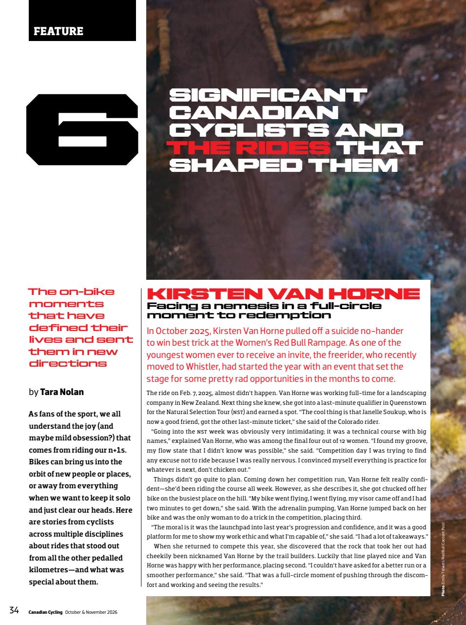 Canadian Cycling Magazine Preview Pages