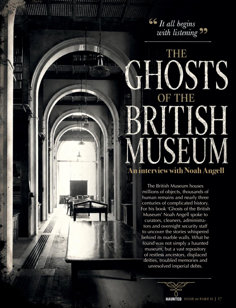 Haunted Magazine Preview Pages