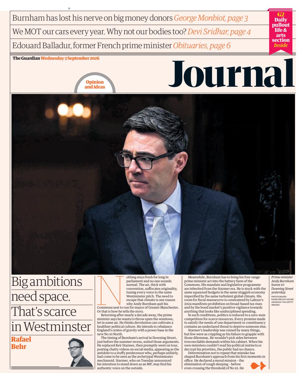 The Guardian Newspaper Preview Pages