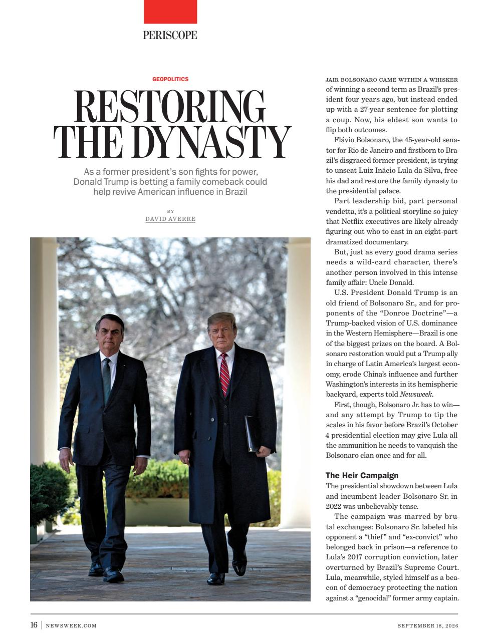 Newsweek International Preview Pages