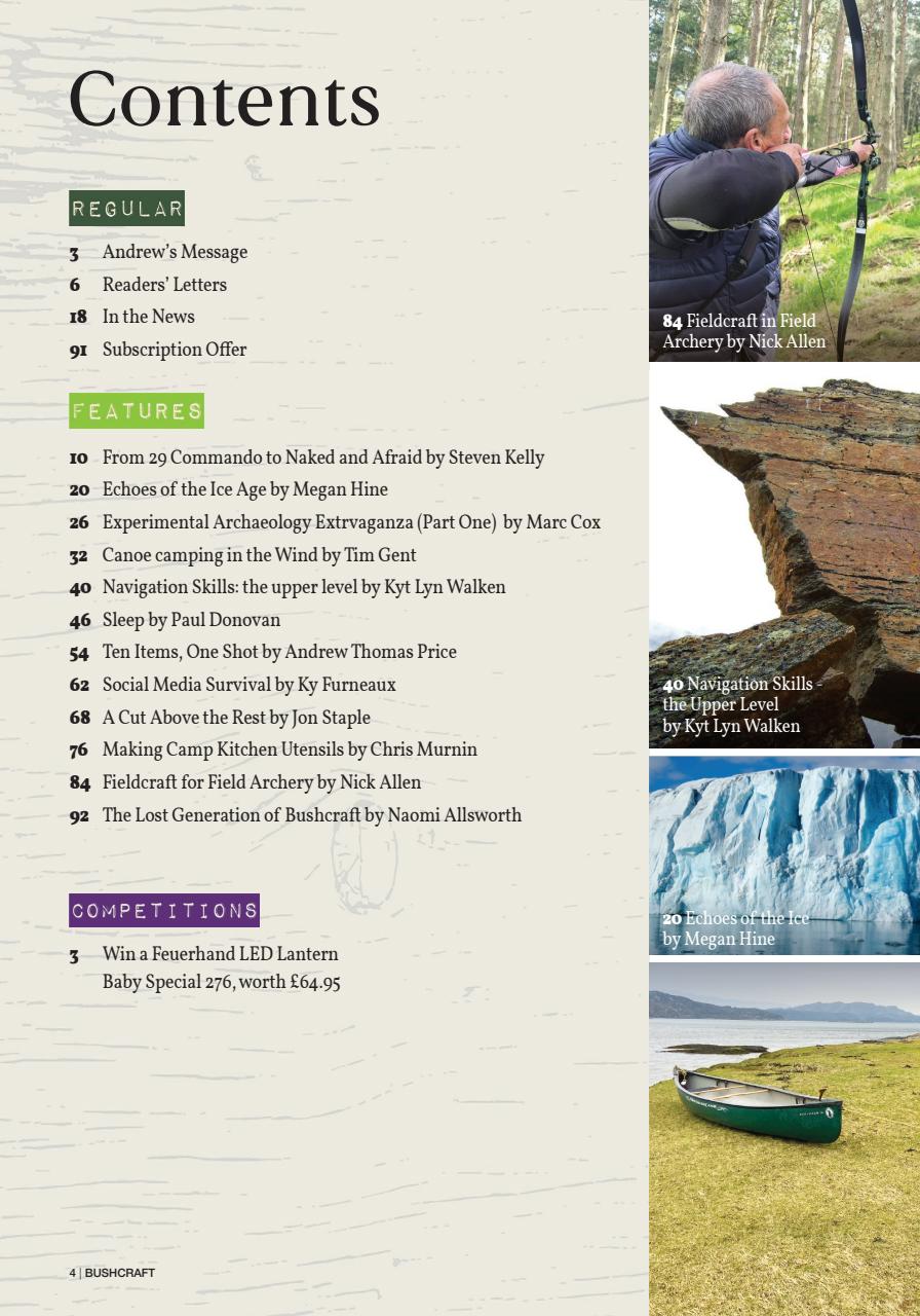 Bushcraft & Survival Skills Magazine Preview Pages