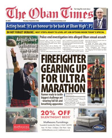 The Oban Times & Lochaber Times issue Thursday, September 03, 2026