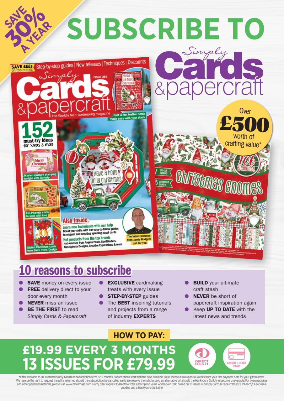 Simply Cards & Papercraft Preview Pages