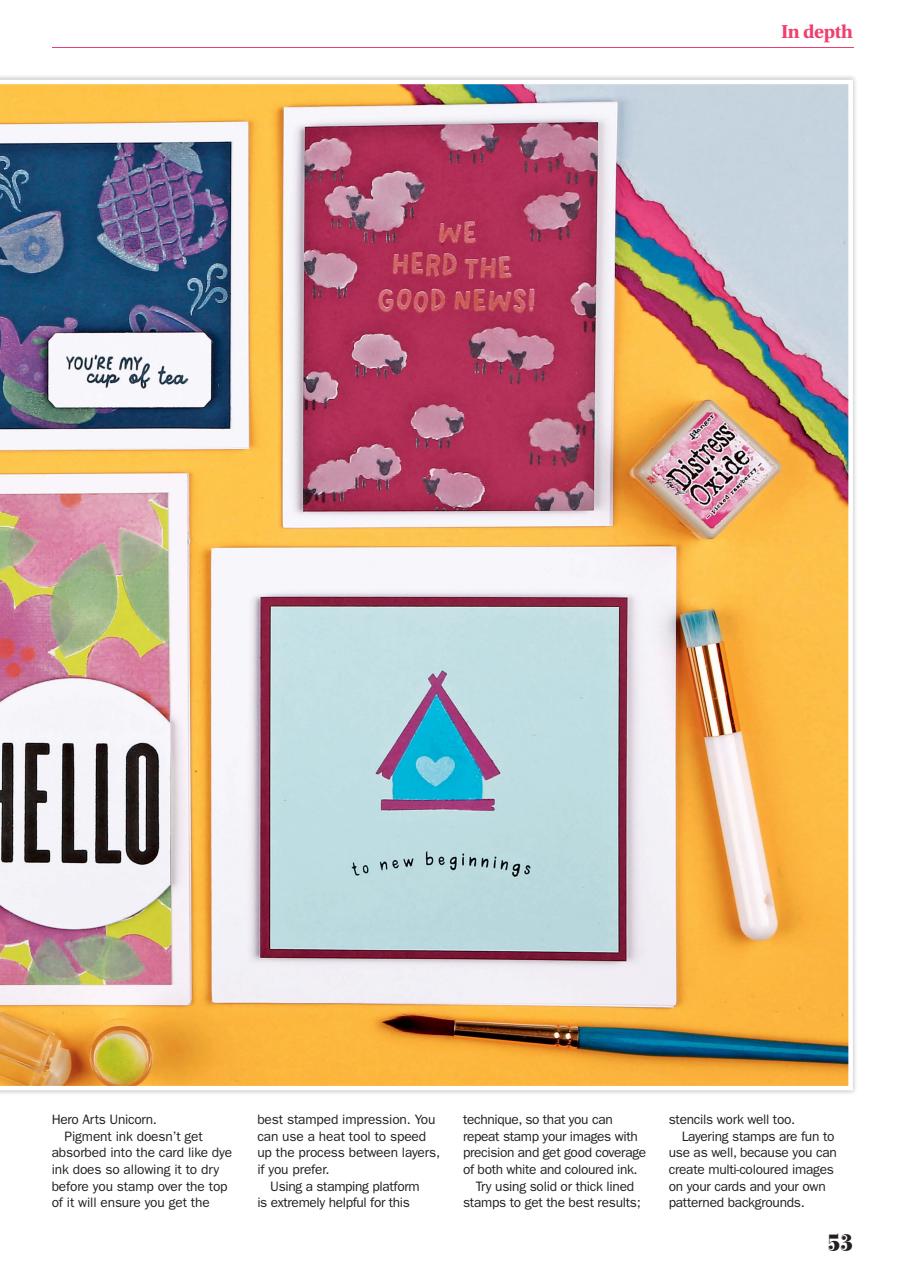 Simply Cards & Papercraft Preview Pages