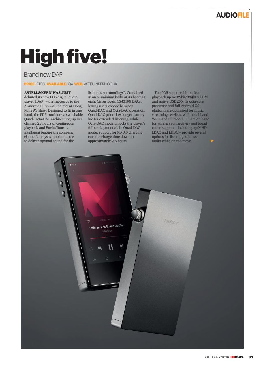 Hi-Fi Choice Preview Pages