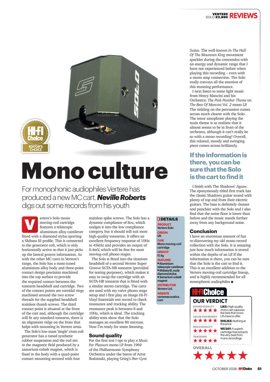 Hi-Fi Choice Preview Pages