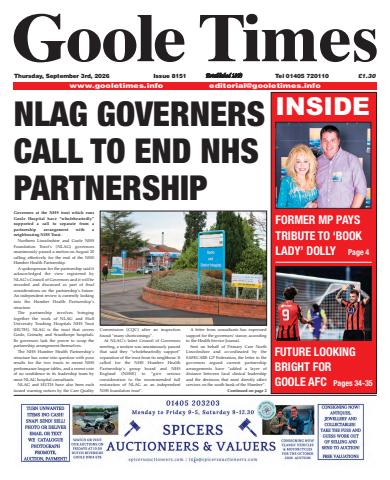 Goole Times issue September 3rd 2025