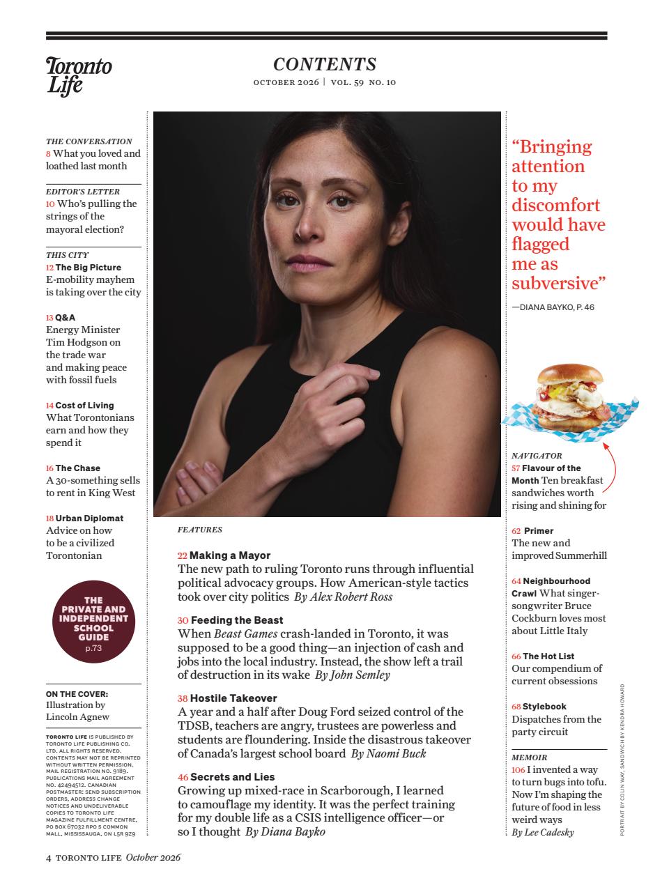 Toronto Life Preview Pages