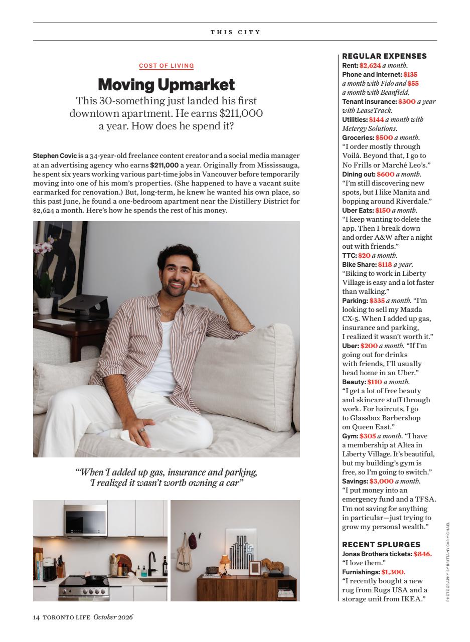 Toronto Life Preview Pages