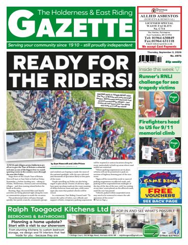Holderness Gazette September 3, 2026 issue Holderness Gazette September 3, 2026