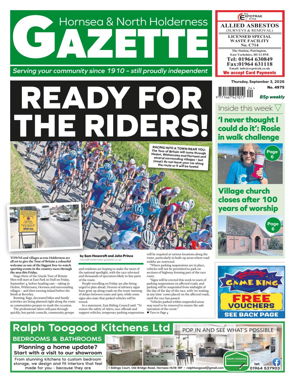 The Holderness & Hornsea Gazette Preview Pages