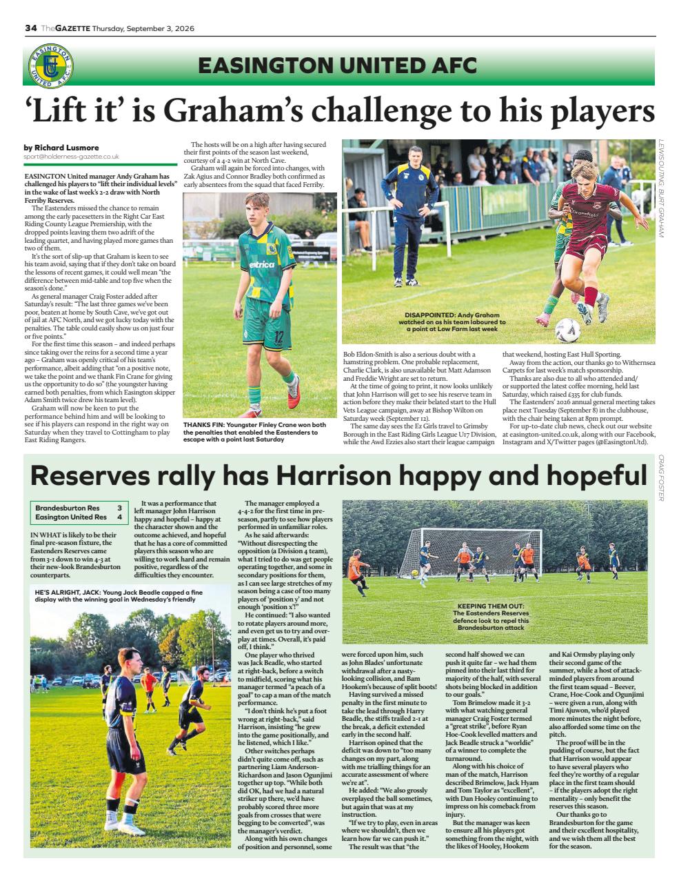 The Holderness & Hornsea Gazette Preview Pages