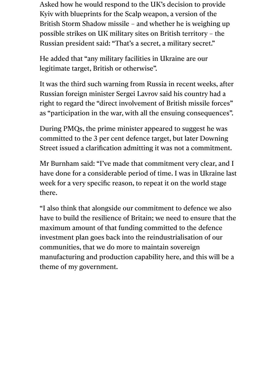 The Independent Daily Edition Newspaper Preview Pages