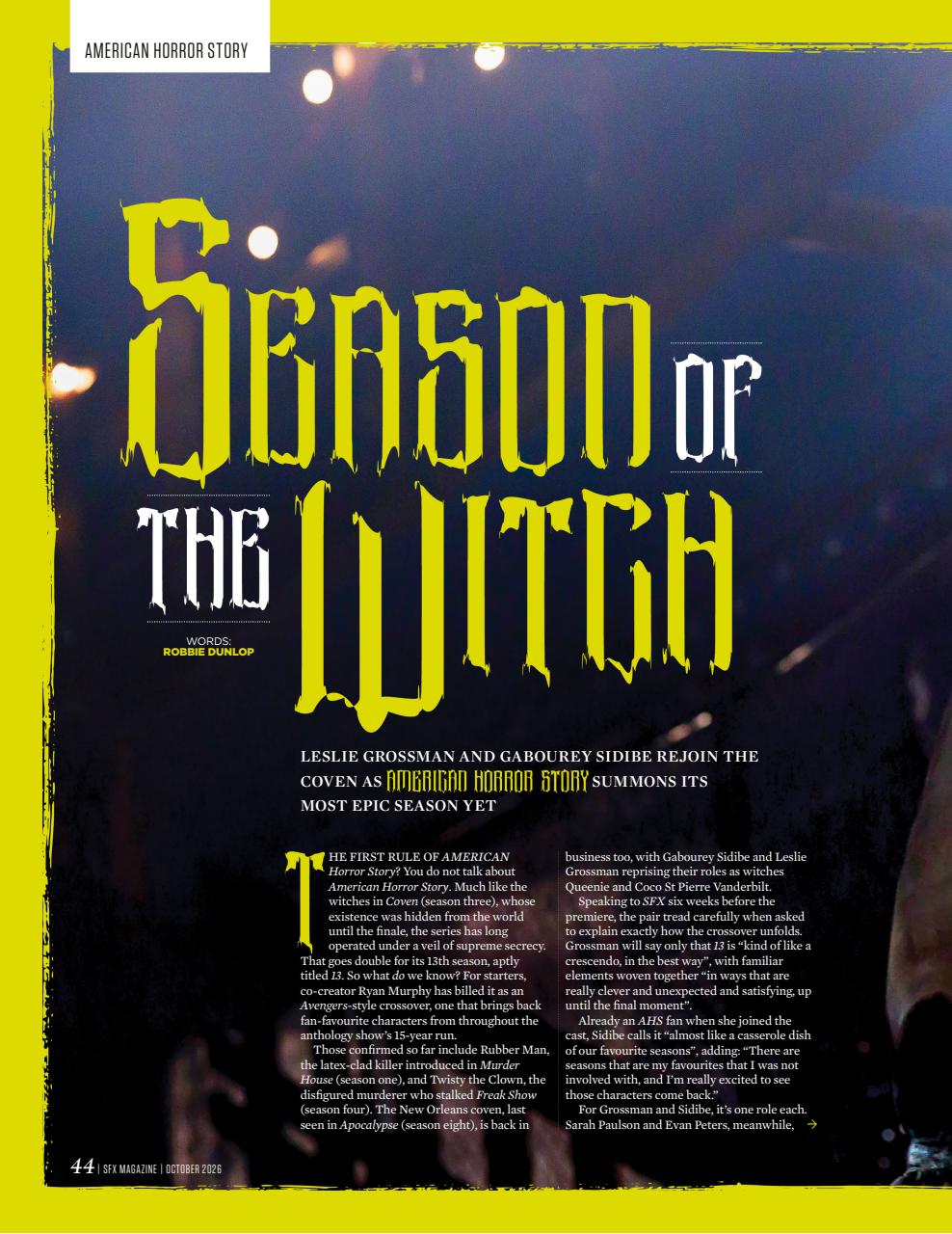 SFX Preview Pages