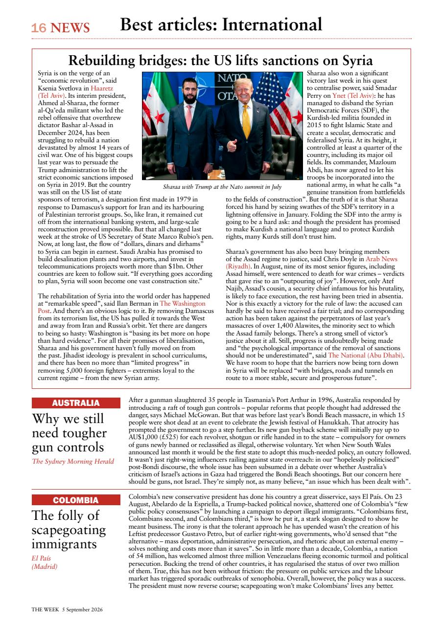 The Week Preview Pages