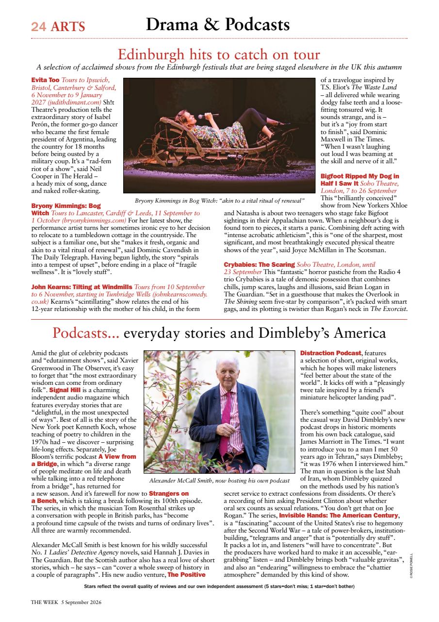 The Week Preview Pages