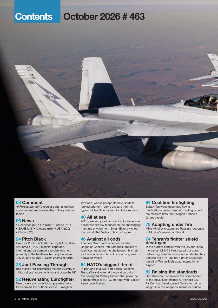 AirForces Monthly Preview Pages