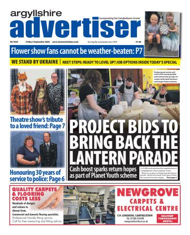 Argyllshire Advertiser issue Friday, September 04, 2026