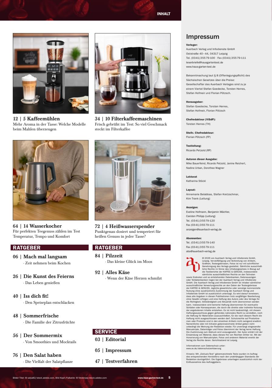Kaffee & Genuss Preview Pages