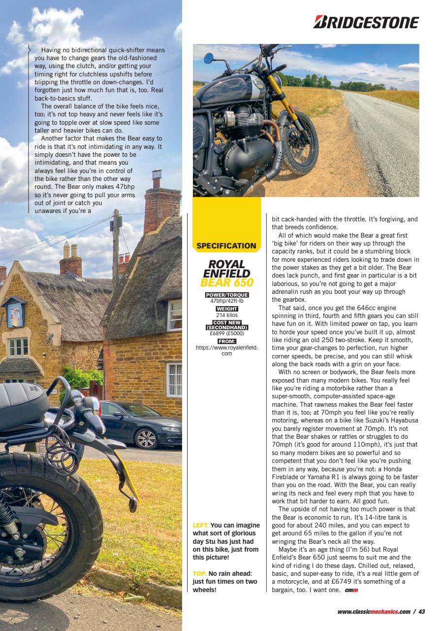 Classic Motorcycle Mechanics Preview Pages