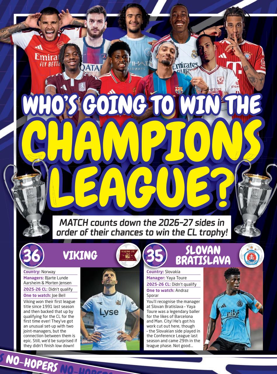 Match Preview Pages