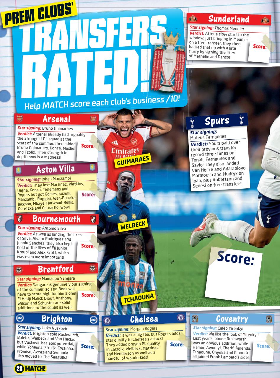Match Preview Pages