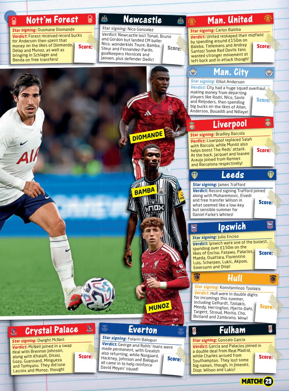 Match Preview Pages