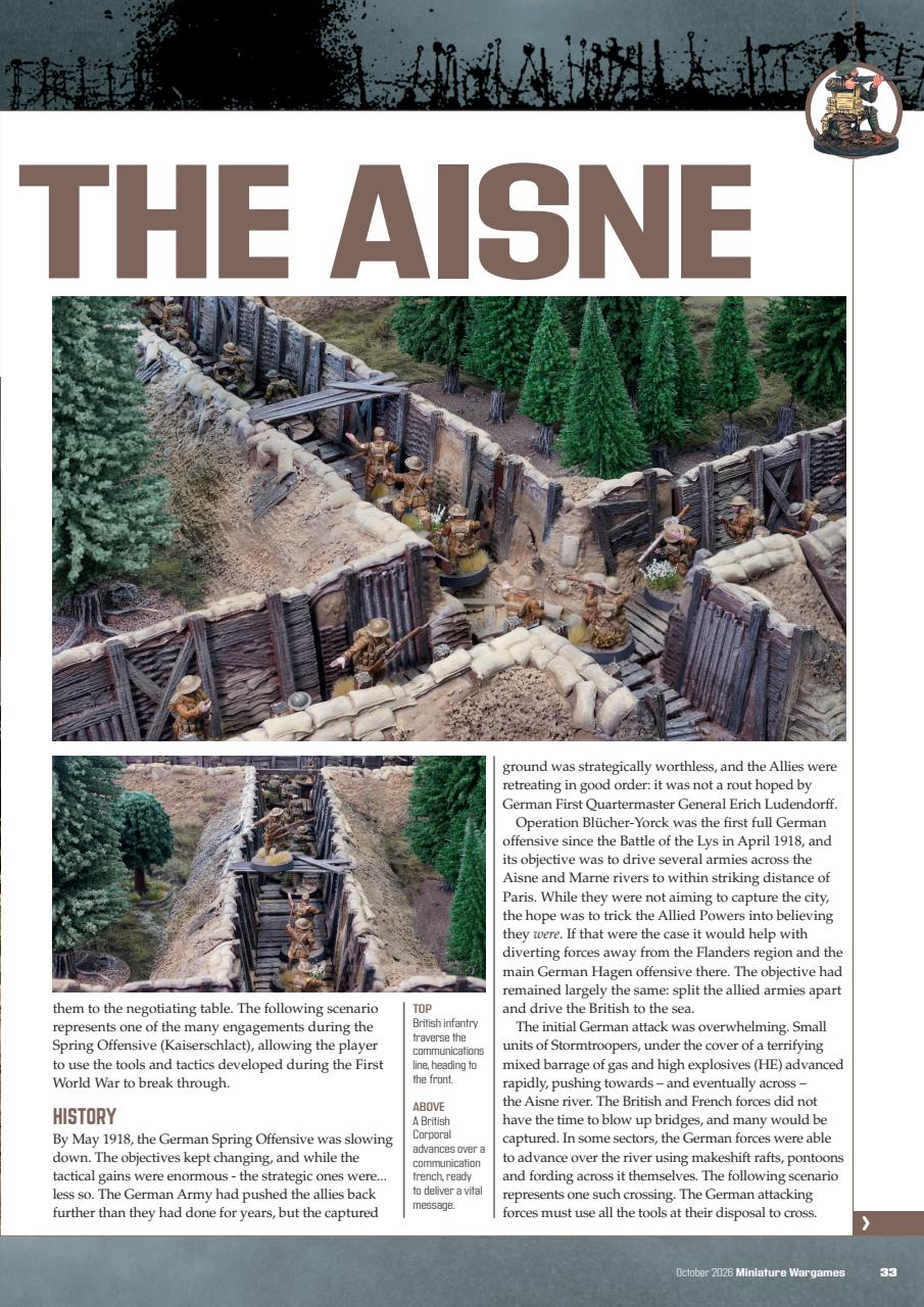 Miniature Wargames Preview Pages