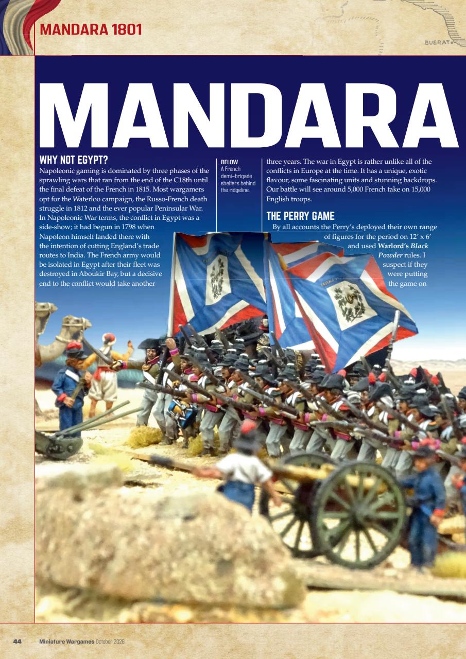 Miniature Wargames Preview Pages