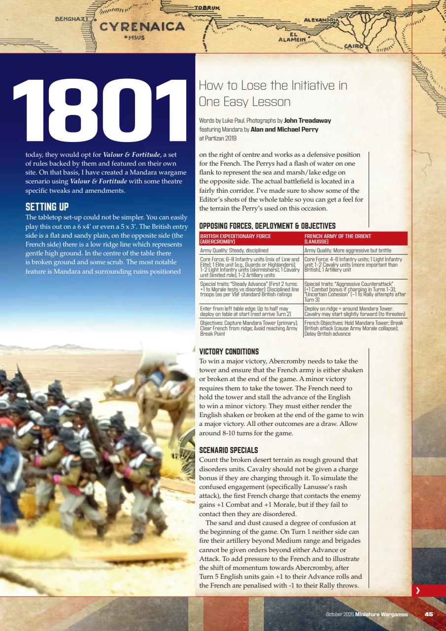 Miniature Wargames Preview Pages