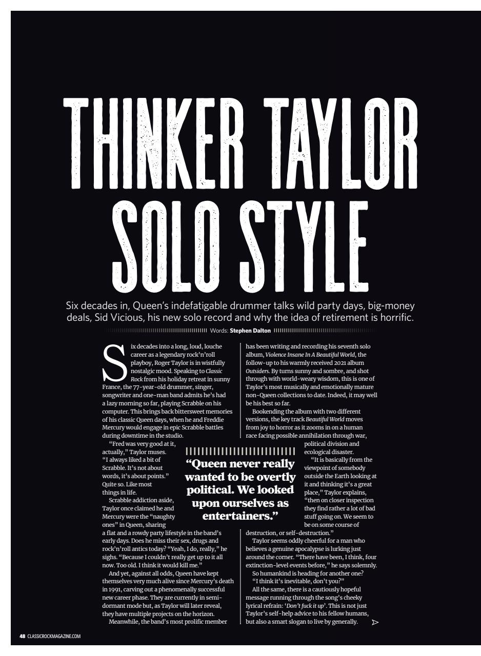 Classic Rock Preview Pages