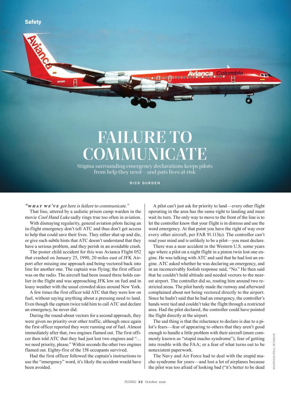 FLYING Magazine Preview Pages