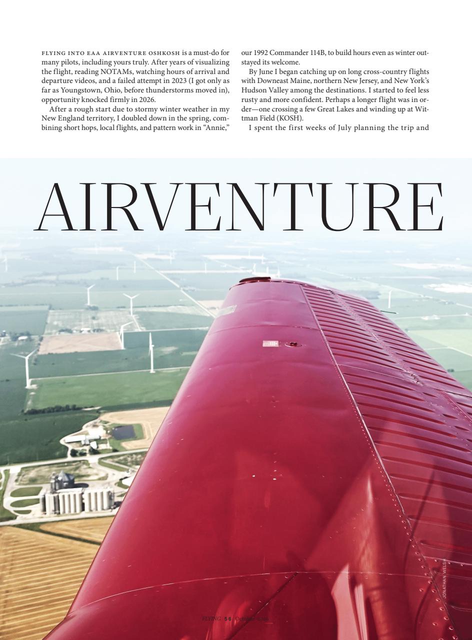 FLYING Magazine Preview Pages