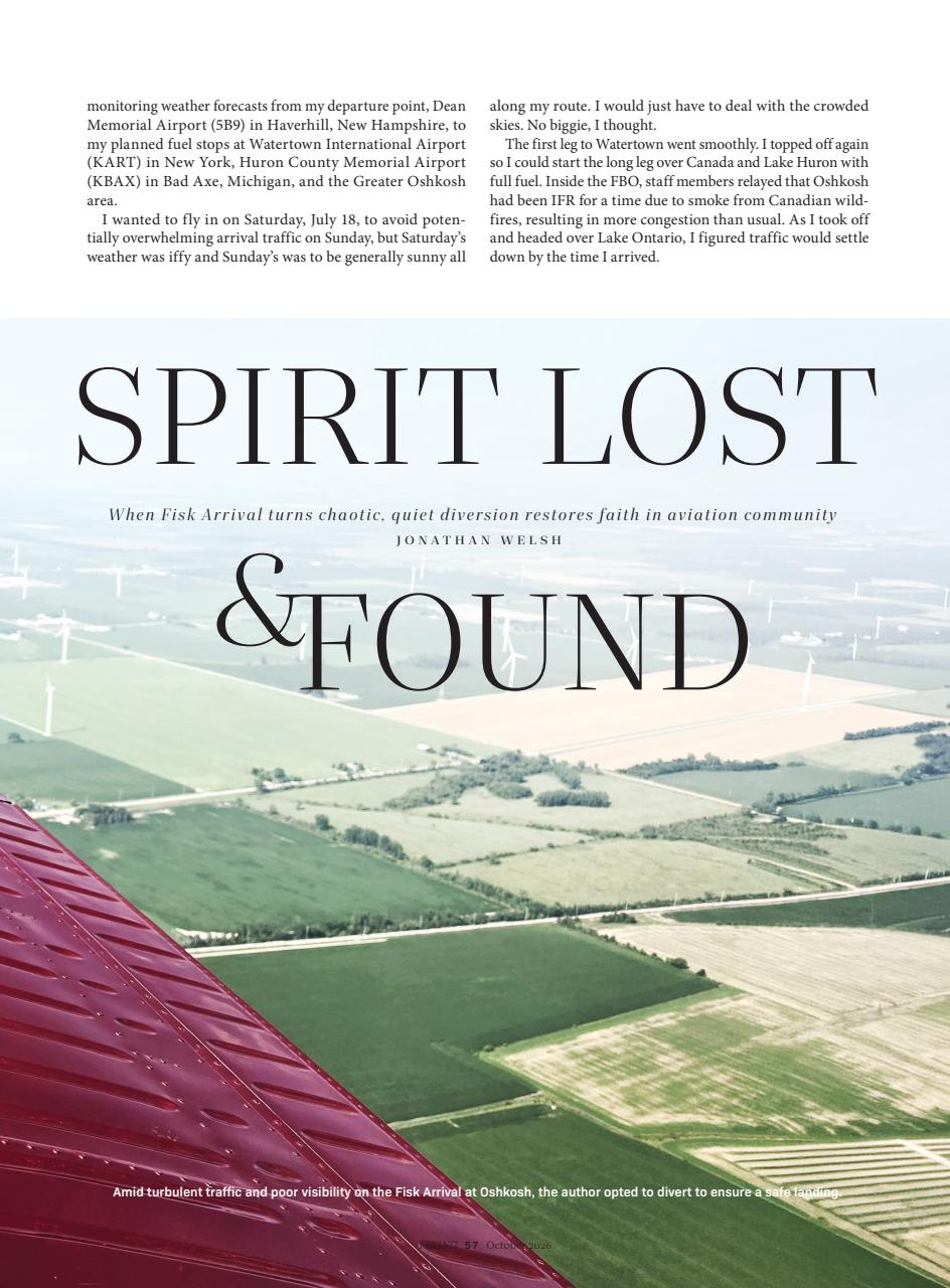 FLYING Magazine Preview Pages