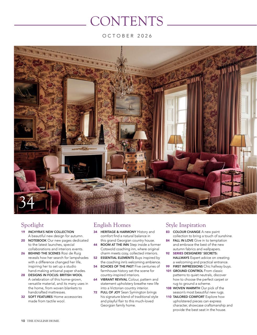 The English Home Preview Pages