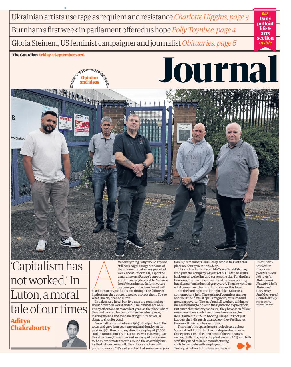 The Guardian Newspaper Preview Pages