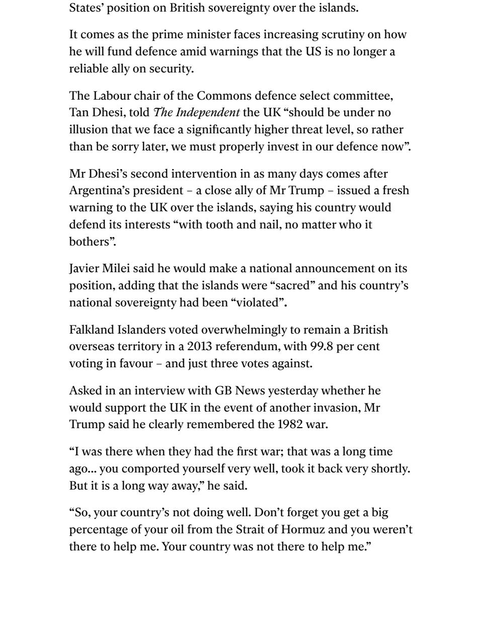 The Independent Daily Edition Newspaper Preview Pages