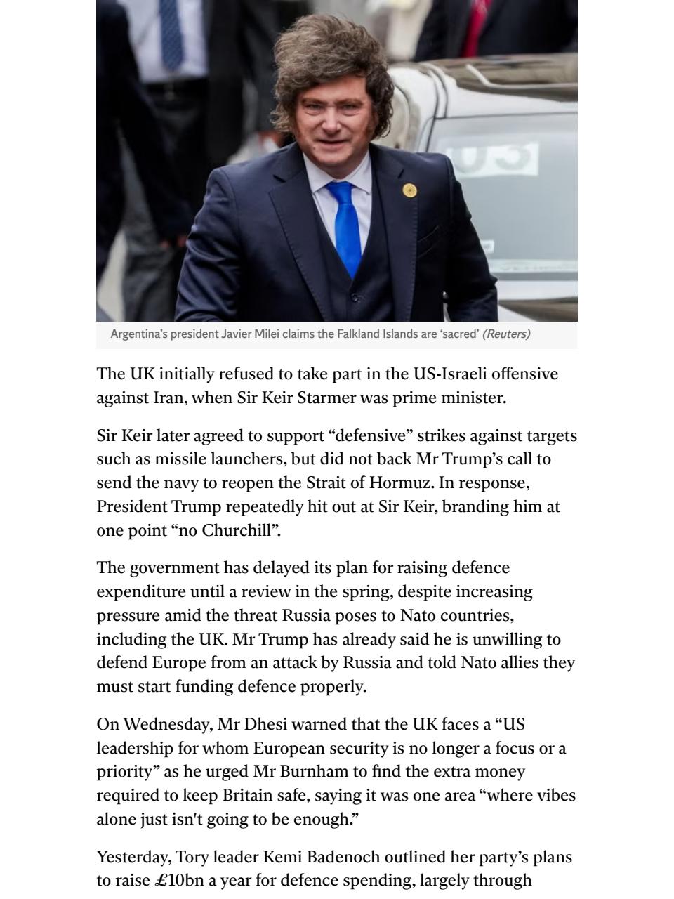 The Independent Daily Edition Newspaper Preview Pages
